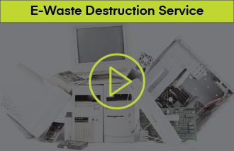 DestroyR's E-Waste Destruction Service makes it easy to securely destroy all electronic waste in a responsible manner. The material is then recycled as part of our closed loop process.