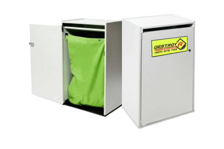 Our Secure Container Range • DestroyR Secure Shredding